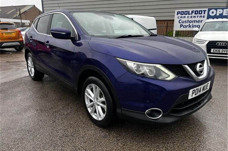Blue Used 2014 Nissan Qashqai Acenta Premium SUV | £5,695 (Expensive) - Image 1/4