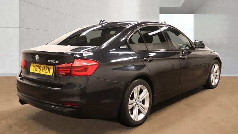 Used BMW 330e Sport Line 2016 Black Sedan