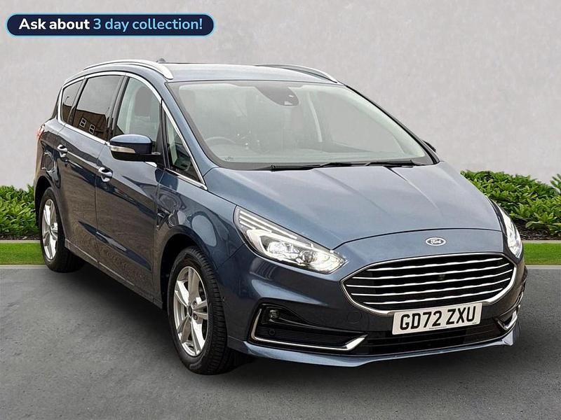 Blue Used 2022 Ford S-MAX Titanium MPV | £26,300 (Fair price) - Image 1/2