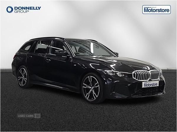 Black Used 2024 BMW 320e M Sport Estate | £37,995 (Fair price) - Image 1/4