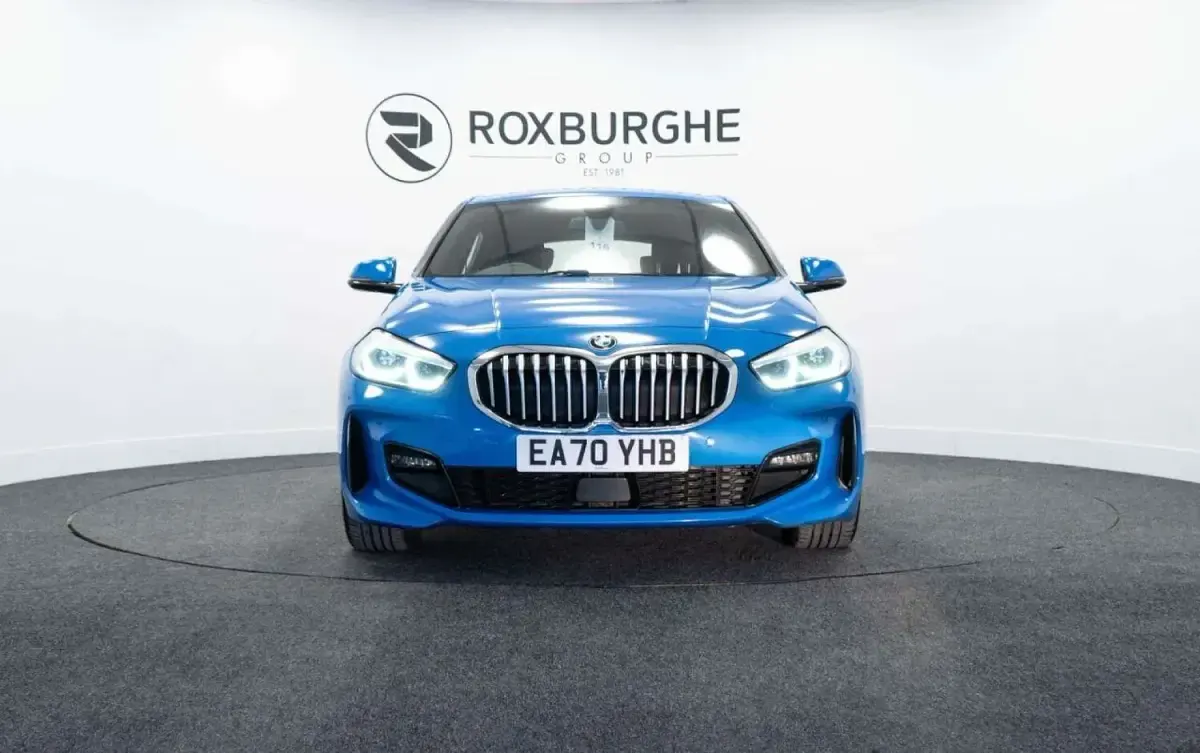 Used BMW 118 M Sport 140 HP (102 kW) 2020 Blue Hatchback