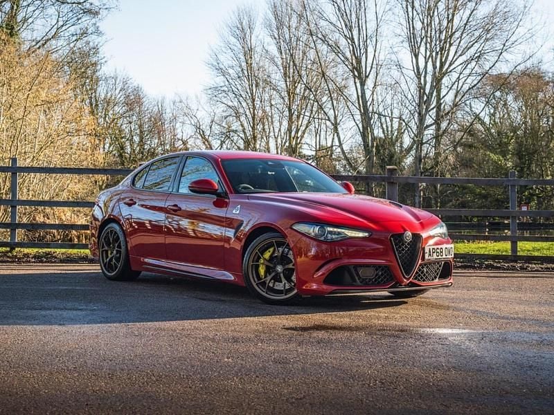 Used Alfa Romeo Giulia Quadrifoglio 2018 Red Sedan