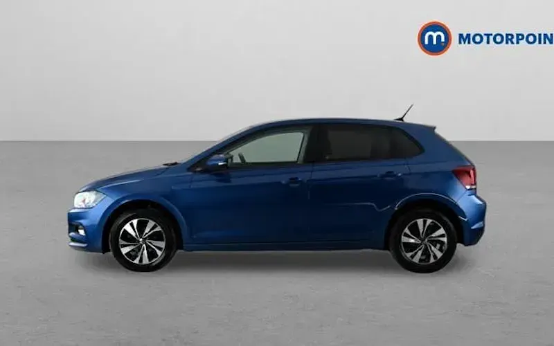 Used VW Polo Match 95 HP (69 kW) 2021 Blue Hatchback