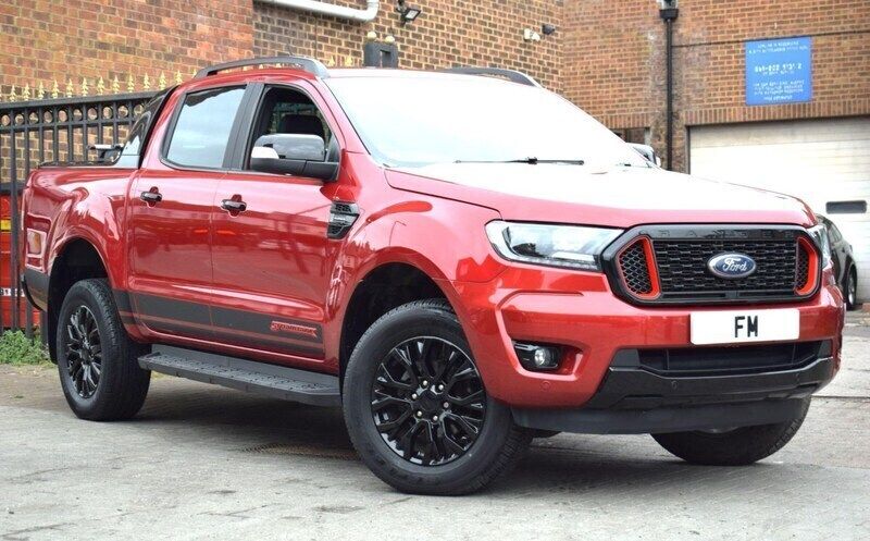 Red Used 2022 Ford Ranger Wildtrack Pickup | £21,450 (Good price) - Image 1/3