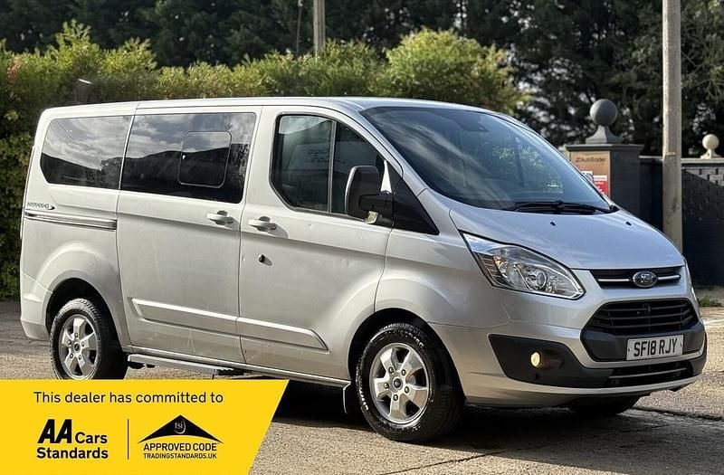 Silver Used 2018 Ford Tourneo Custom Titanium Van | £10,990 - Image 1/2