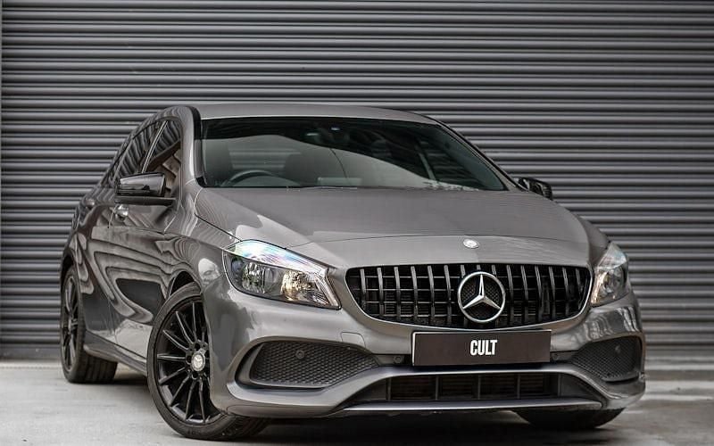 Used Mercedes A200 AMG line 156 HP (114 kW) 2017 Grey Hatchback