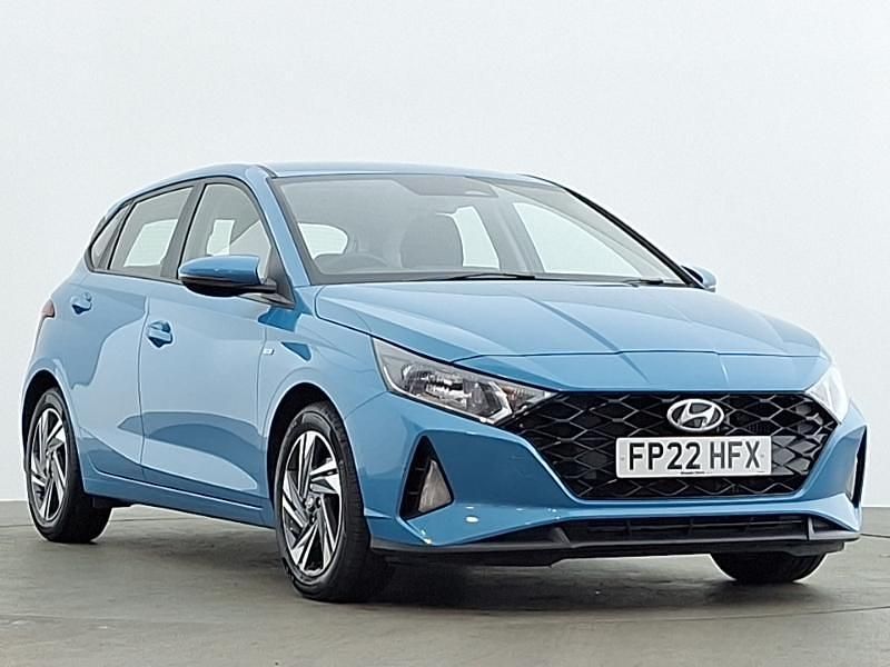 Blue Used 2022 Hyundai i20 SE Hatchback | £13,498 (Fair price) - Image 1/4
