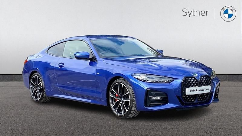 Blue Used 2022 BMW 420 M Sport Coupe | £28,500 (Fair price) - Image 1/4
