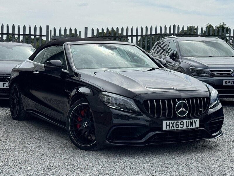 Black Used 2019 Mercedes C63 AMG Premium Plus Cabriolet | £43,250 (Fair price) - Image 1/4