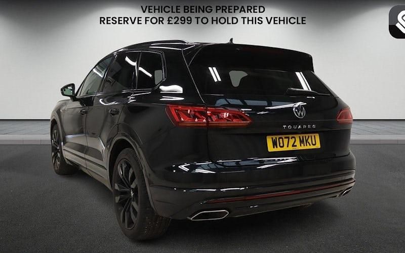 Used VW Touareg Black Edition 286 HP (210 kW) 2022 Grenadilla black metallic/grenadilla black metalli SUV
