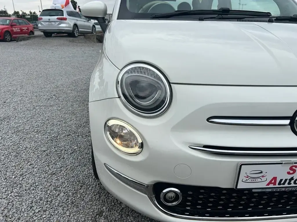 Used Fiat 500 Lounge 69 HP (50 kW) 2016 White Hatchback