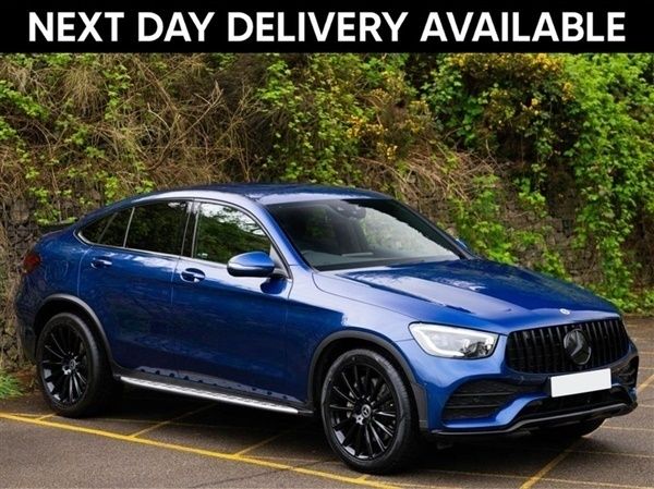 Blue Used 2021 Mercedes GLC300 AMG line Coupe | £41,400 - Image 1/1