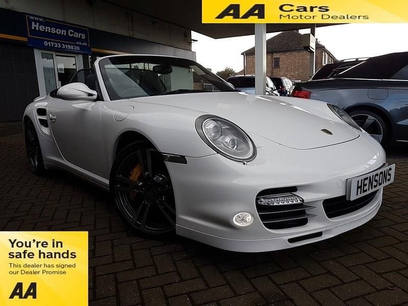 White Used 2011 Porsche 911 Turbo S Cabriolet Cabriolet | £74,995 (Fair price) - Image 1/4