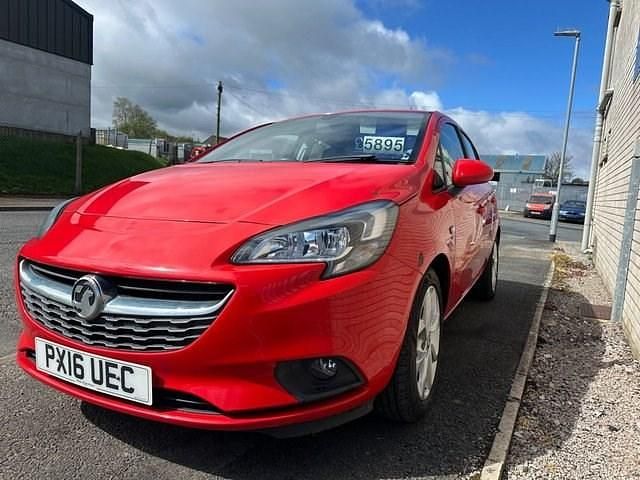 Used Vauxhall Corsa 75 HP (55 kW) 2016 Red Hatchback