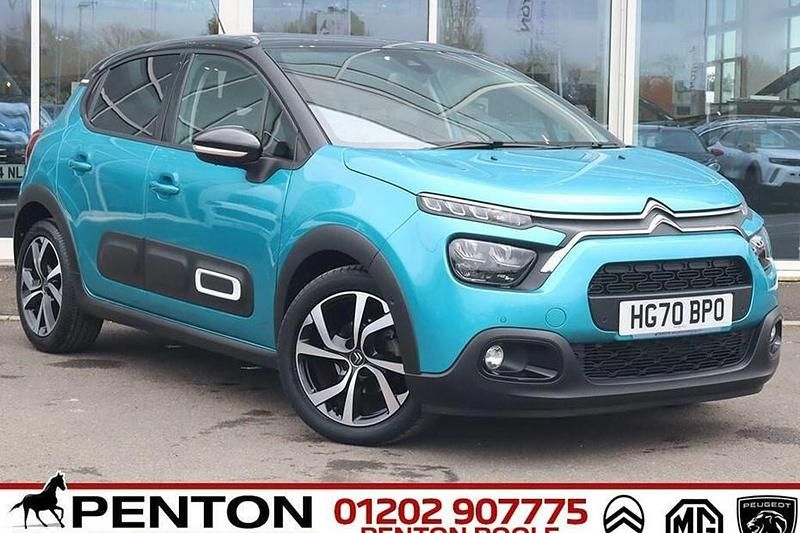 Used Citroën C3 PureTech 110 HP (80 kW) 2021 Blue Hatchback