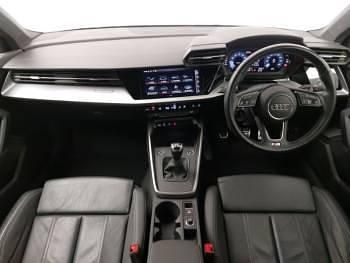 Used Audi A3 S-Line 110 HP (80 kW) 2021 White Sedan