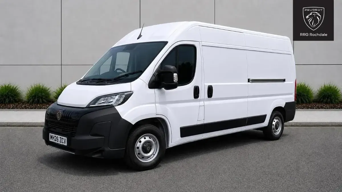 New Peugeot Boxer S 138 HP (101 kW) 2026 White Van