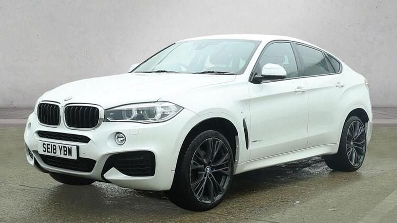Used BMW X6 M Sport 258 HP (189 kW) 2018 White SUV