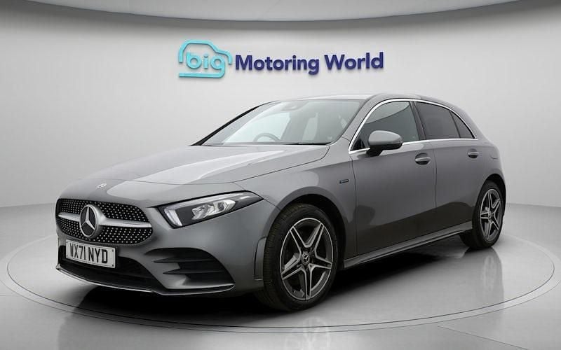 Used Mercedes A250 AMG line 259 HP (190 kW) 2021 Grey Hatchback