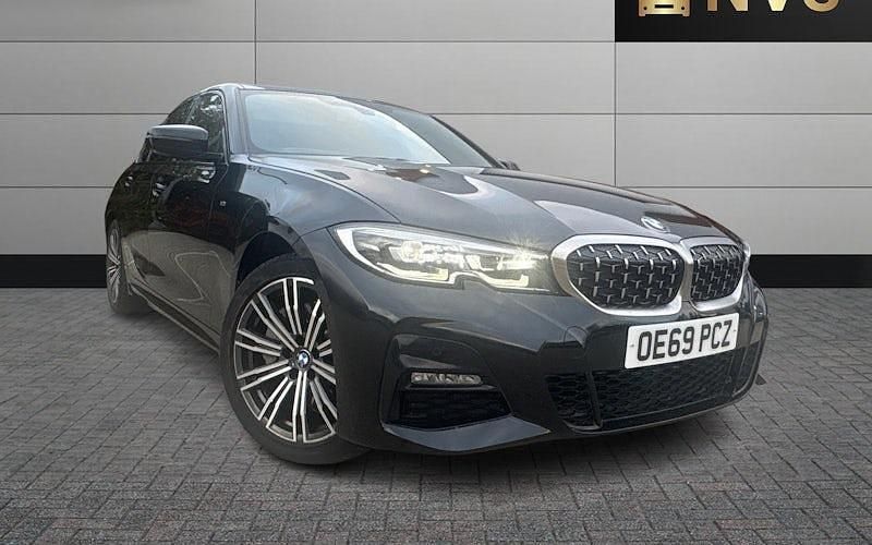 Black Used 2019 BMW 330e M Sport Sedan | £16,495 (Good price) - Image 1/4