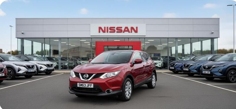 Used Nissan Qashqai Acenta Premium 115 HP (84 kW) 2014 Red SUV