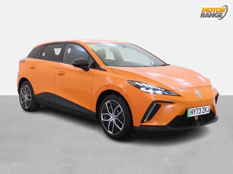 Orange Used 2023 MG MG4 EV Trophy Hatchback | £17,895 (Fair price) - Image 1/4