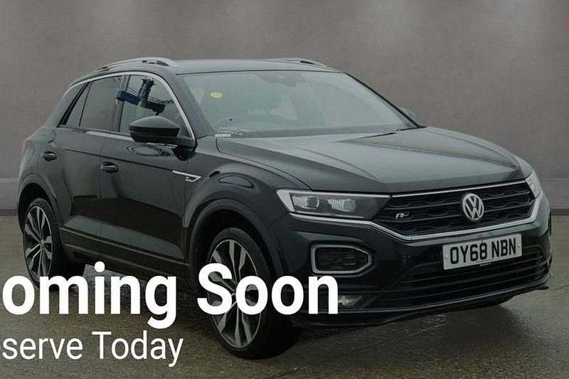 Used VW T-Roc R-line 150 HP (110 kW) 2018 Black SUV