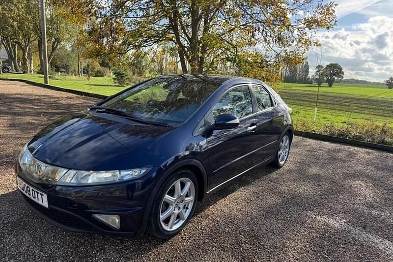 Blue Used 2008 Honda Civic EX Hatchback | £2,491 (Good price) - Image 1/1
