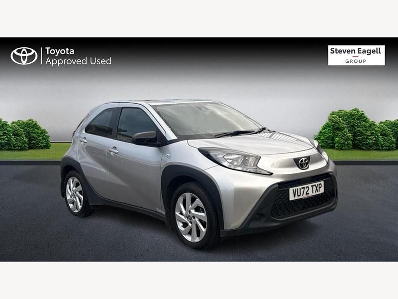 Silver Used 2022 Toyota Aygo PURE Hatchback | £14,671 (Fair price) - Image 1/3