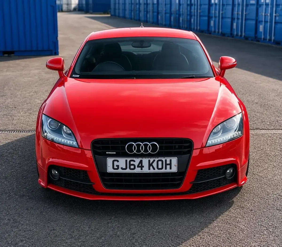 Used Audi TT Black Edition 184 HP (135 kW) 2014 Red Coupe
