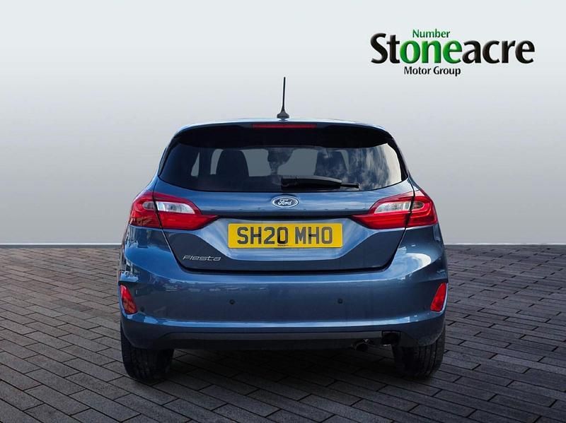 Used Ford Fiesta Trend 95 HP (69 kW) 2020 Blue Hatchback