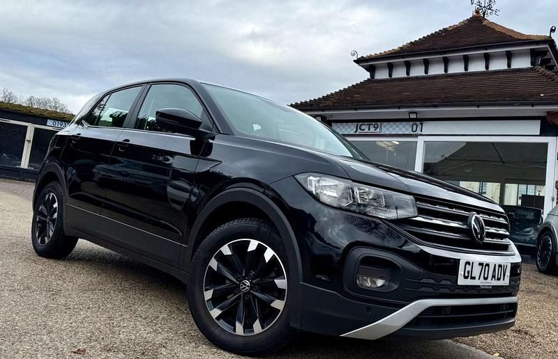 Black Used 2020 VW T-Cross S SUV | £14,488 (Fair price) - Image 1/4