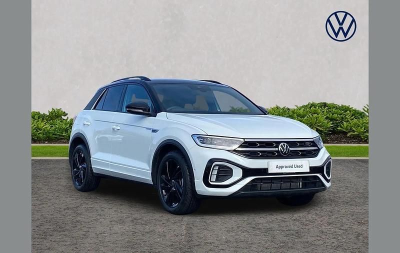 New VW T-Roc Black Edition 150 HP (110 kW) 2025 White SUV