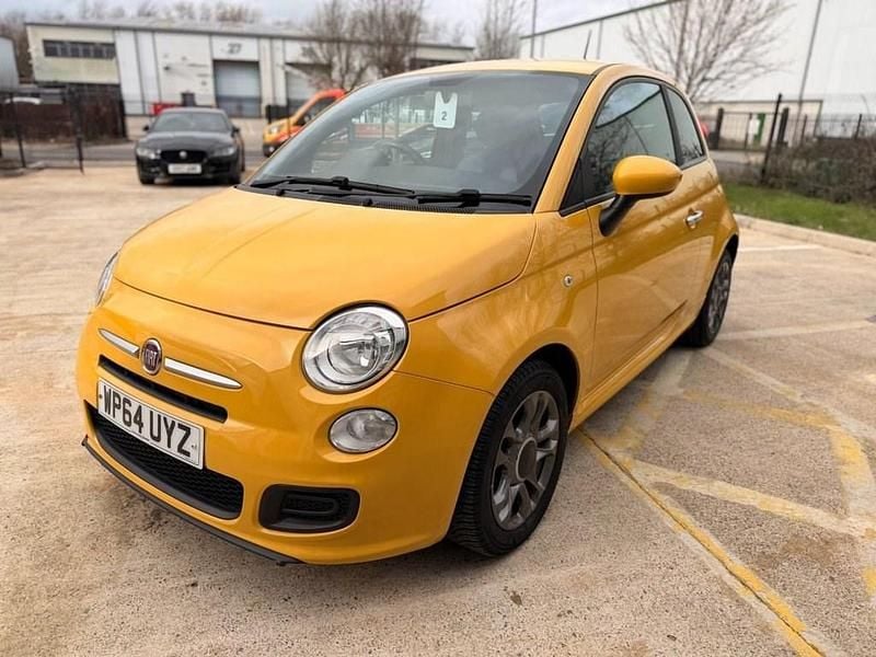 Used Fiat 500 S 69 HP (50 kW) 2014 Yellow Hatchback