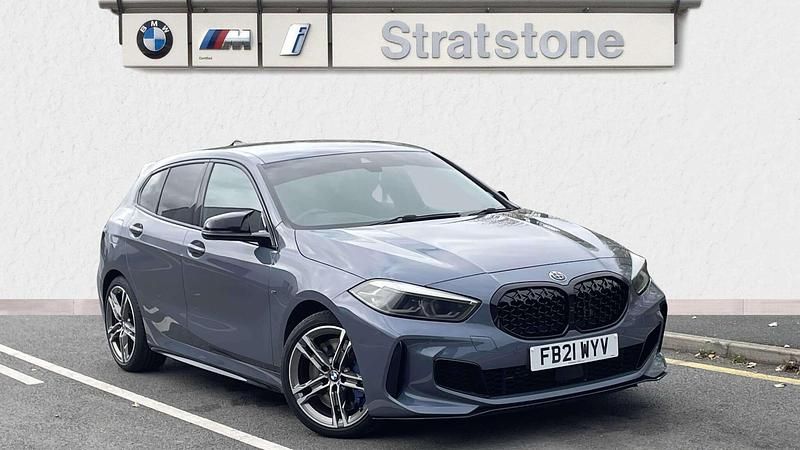 Grey Used 2021 BMW M135 M Performance Hatchback | £25,491 (Fair price) - Image 1/4