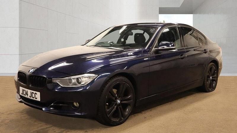 Used BMW 320 Sport Line 2014 Blue Sedan