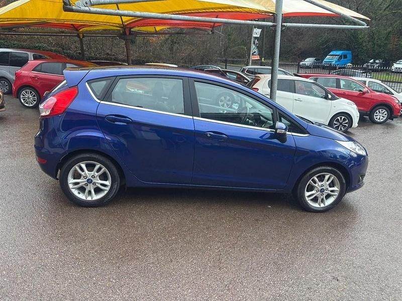Used Ford Fiesta Zetec 2014 Blue Hatchback