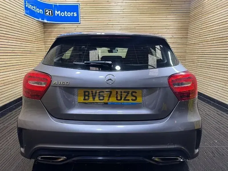 Used Mercedes A160 AMG line 102 HP (75 kW) 2017 Grey Hatchback