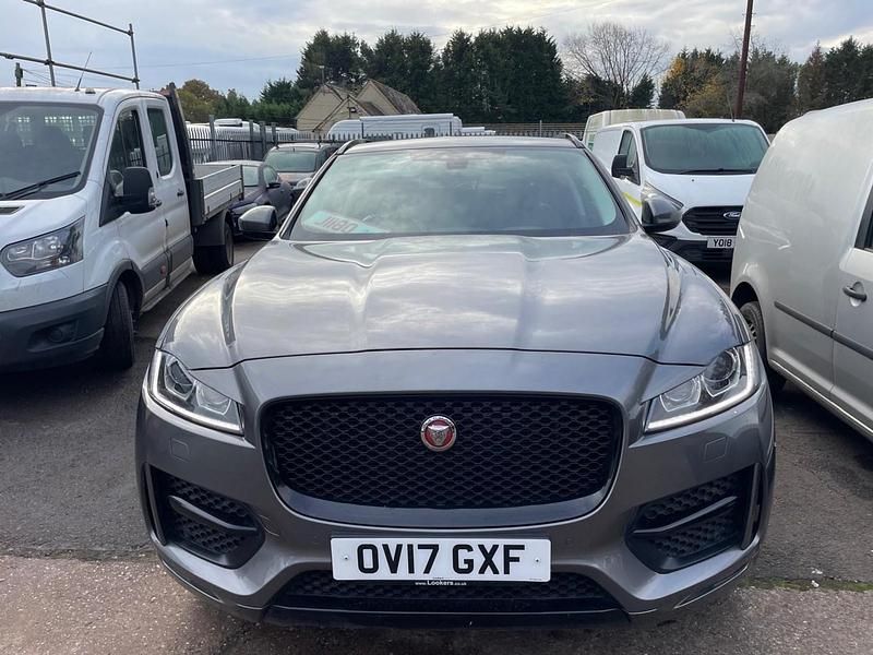 Grey Used 2017 Jaguar F-Pace R-Sport SUV | £11,490 (Fair price) - Image 1/3