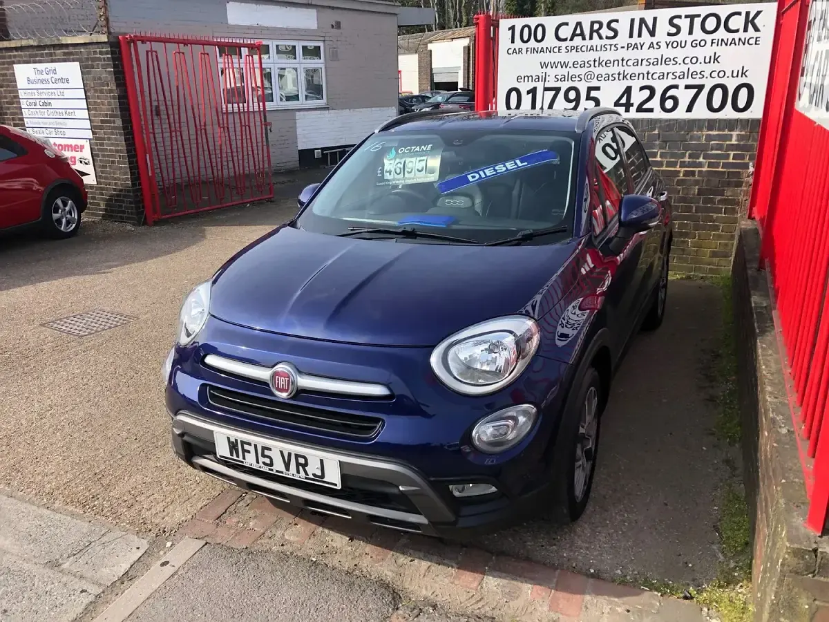 Used Fiat 500X Cross 120 HP (88 kW) 2015 Blue SUV