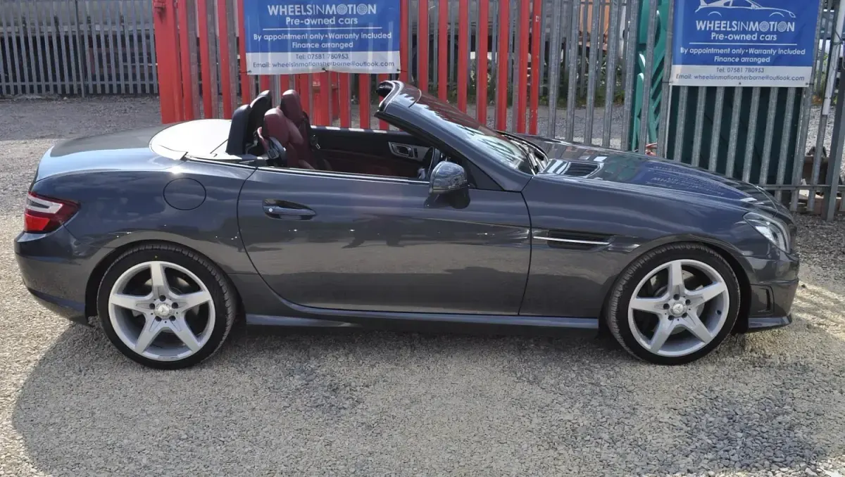 Used Mercedes SLK200 AMG 181 HP (133 kW) 2013 Grey Cabriolet