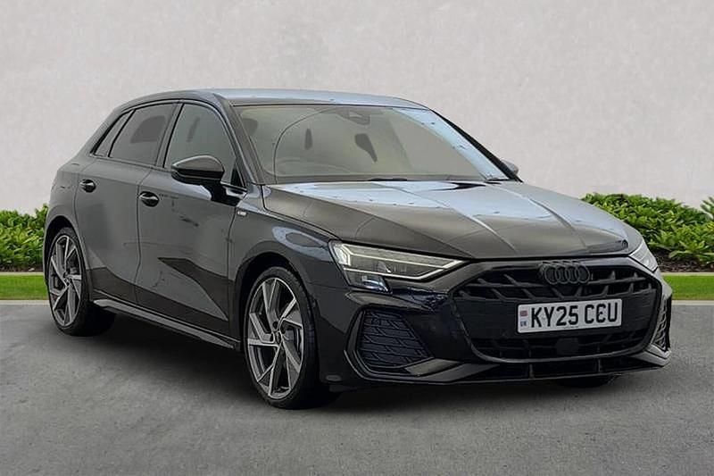 Black Used 2025 Audi A3 Black Edition Hatchback | £32,354 (Expensive) - Image 1/4