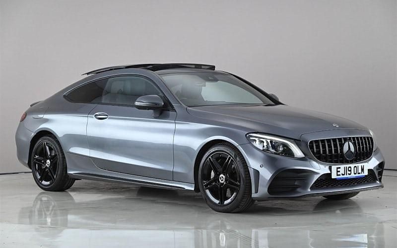 Used Mercedes C300 AMG Line Premium Plus 258 HP (189 kW) 2019 Grey Coupe