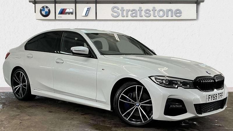 White Used 2019 BMW 330 M Sport Sedan | £19,750 (Fair price) - Image 1/3