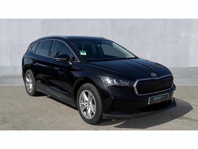 Black magic pearl effect Used 2024 Skoda Enyaq iV SUV | £27,450 (Good price) - Image 1/4