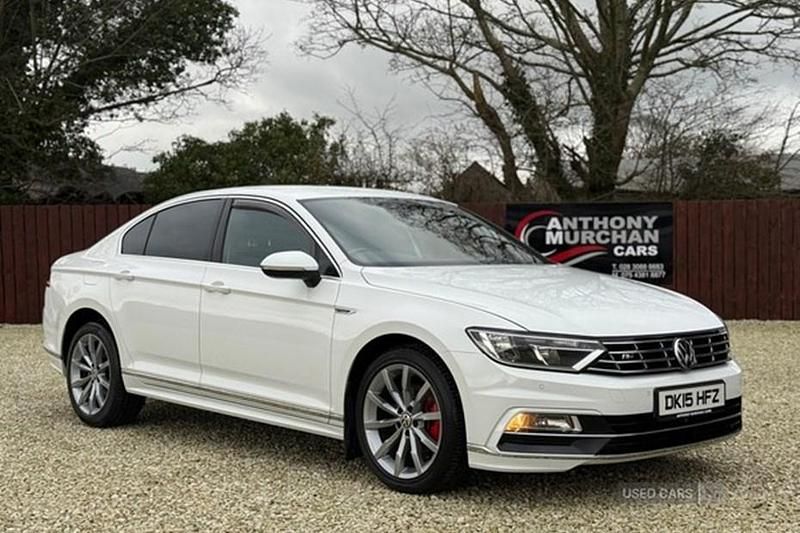 Used VW Passat R-line 2015 White Sedan