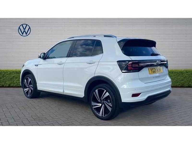 Used VW T-Cross R-line 110 HP (80 kW) 2021 White SUV