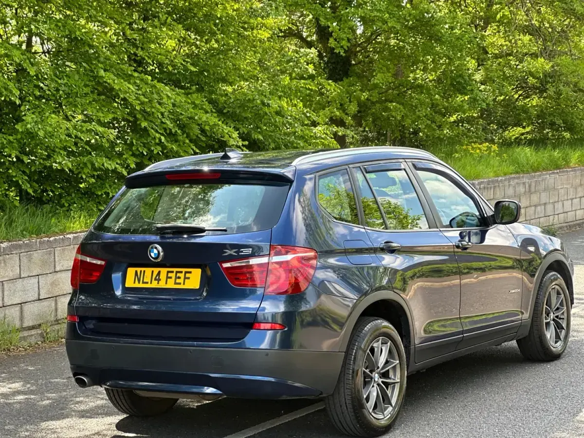 Begagnad BMW X3 2014 Blå SUV