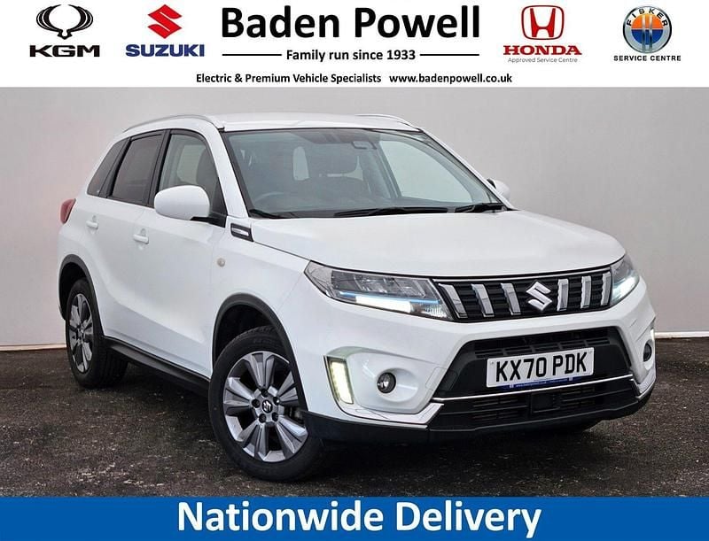 Superior white Used 2020 Suzuki Vitara SZ-T Estate | £12,790 (Good price) - Image 1/3