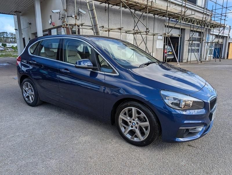 Used BMW 218 Active Tourer Luxury Line 2016 Blue MPV